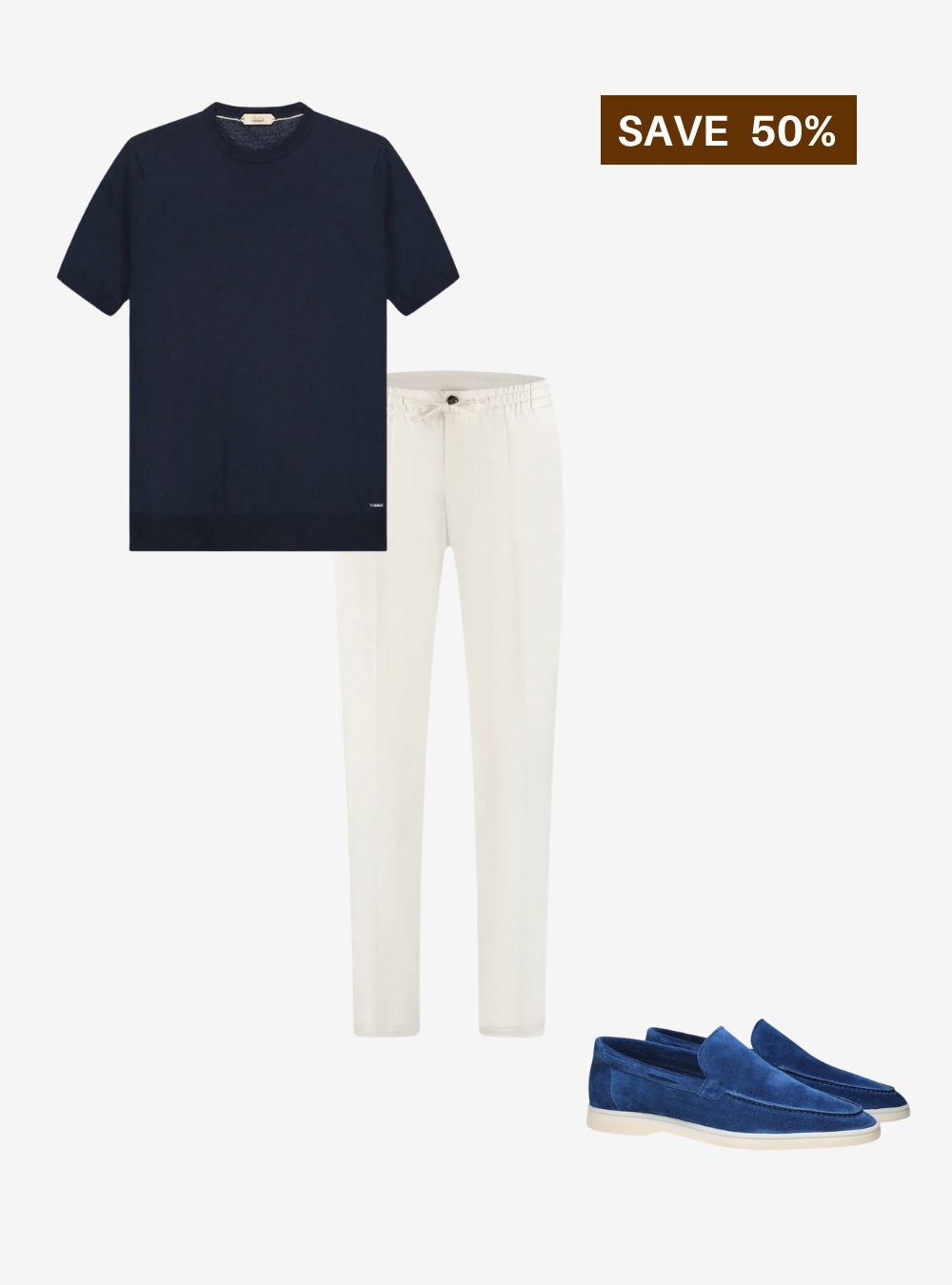 Old Money Official – Blue Navy T-Shirt Combo - 3 Pieces