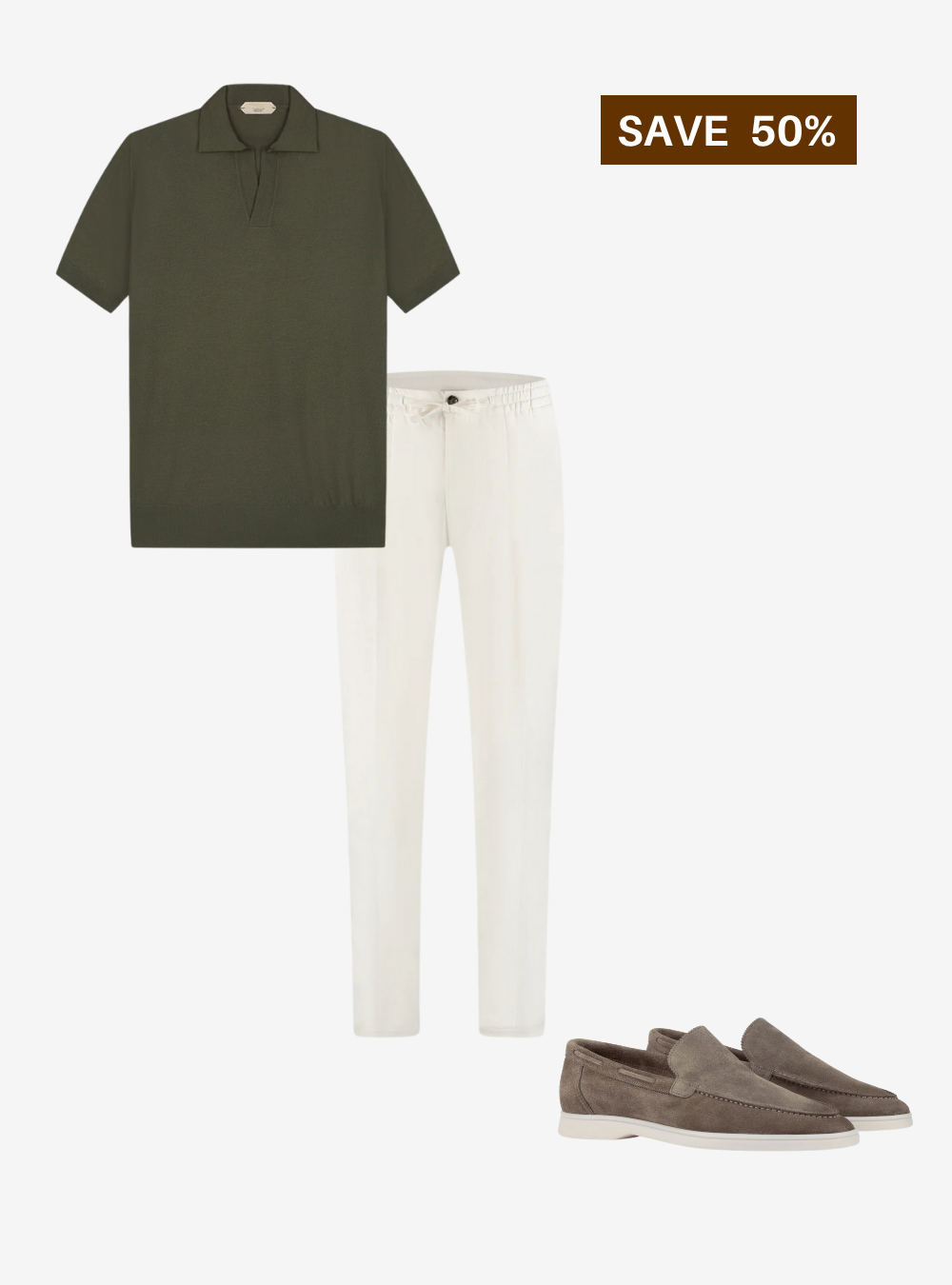 Old Money Official – Green Polo Combo - 3 Pieces