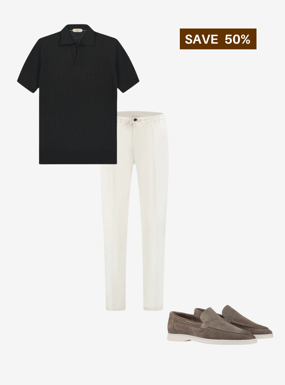 Old Money Official – Black Polo Combo - 3 Pieces